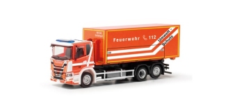 Herpa 97871 - H0 - Scania CG17 Wechsellader - Feuerwehr Fulda